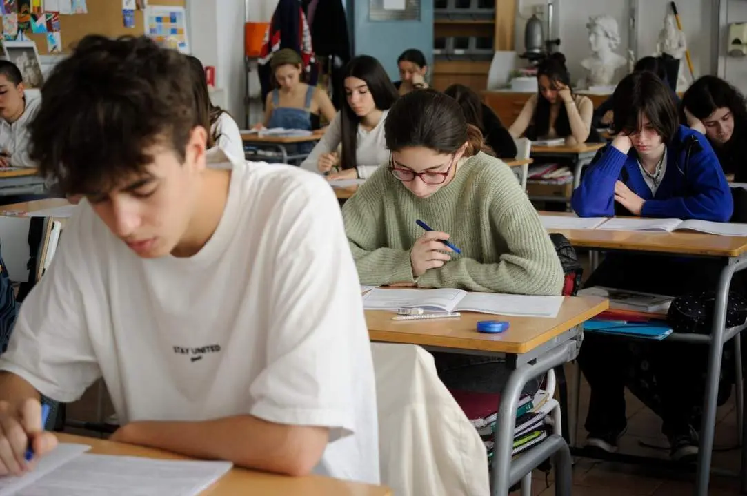 Varios alumnos de una clase de 1&ordm; Bachillerato - ALBERTO PAREDES / EUROPA PRESS