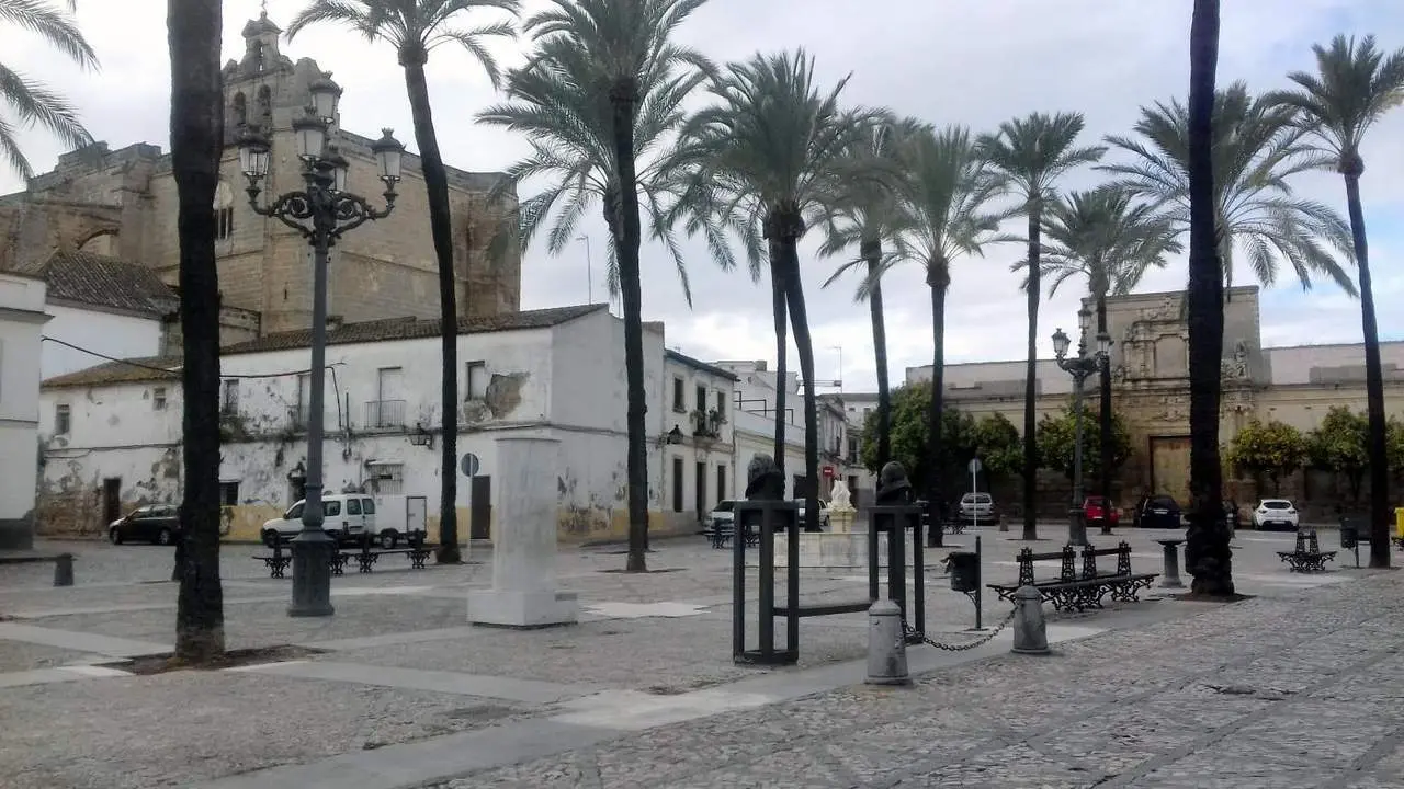 La plaza del Mercado, coraz&oacute;n del barrio de San Mateo.  - F.C.A.