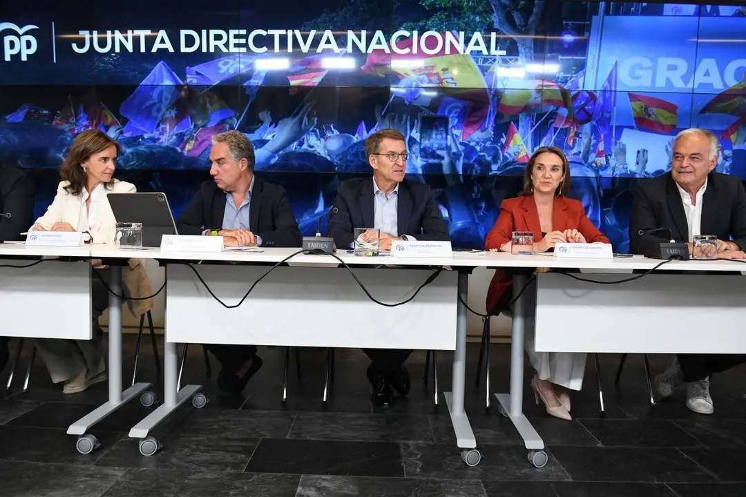 GONZALEZ PONS, GAMARRA , N&Uacute;&Ntilde;EZ FEIJ&Oacute;O, BENDODO y FUNEZ. - Europa Press