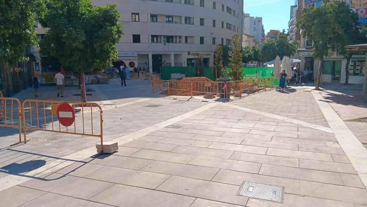 Obras en M&eacute;ndez N&uacute;&ntilde;ez. - HUELVA URBANA