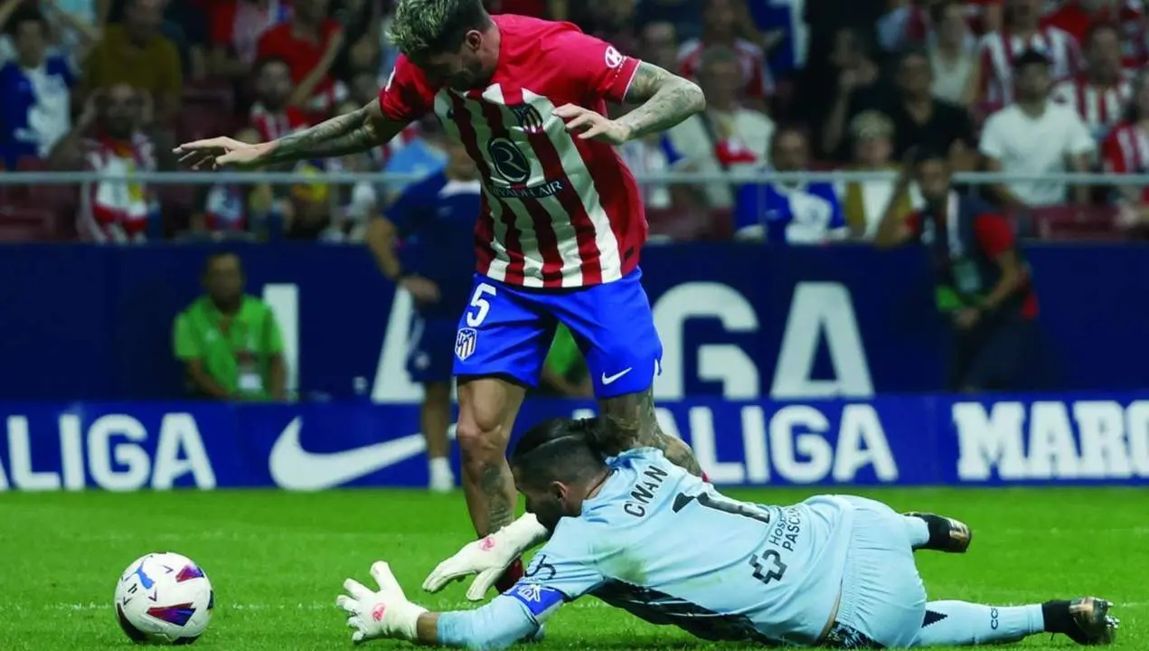 Al C&aacute;diz se le escap&oacute; la victoria ante el Atleti en la segunda parte. - EFE
