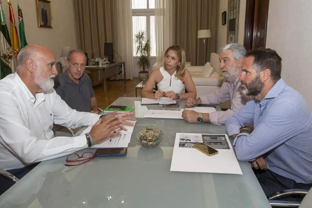 Mart&iacute;nez del Junco conversa con t&eacute;cnicos de Ifeca - dipucadiz.es