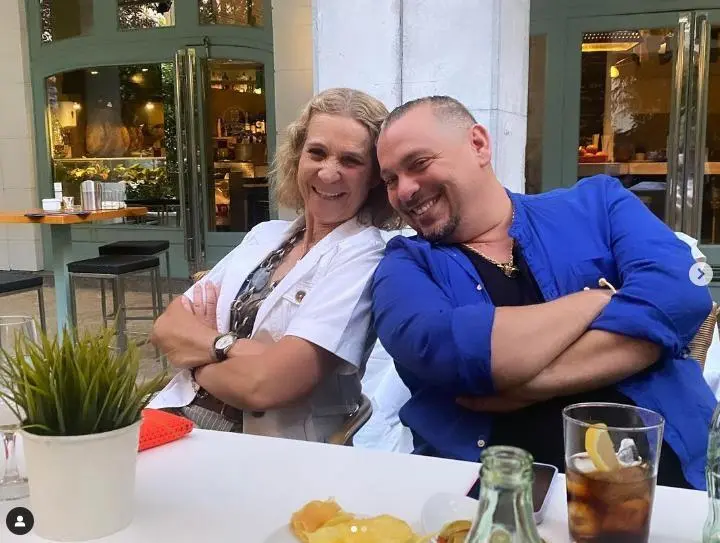 Nacha La Macha, con la infanta Elena. - Nacha La Macha Instagram
