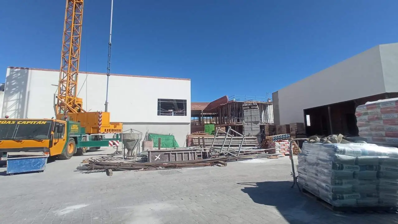 El futuro Museo del Flamenco, visto desde la plaza Bel&eacute;n.  - F.C.A.