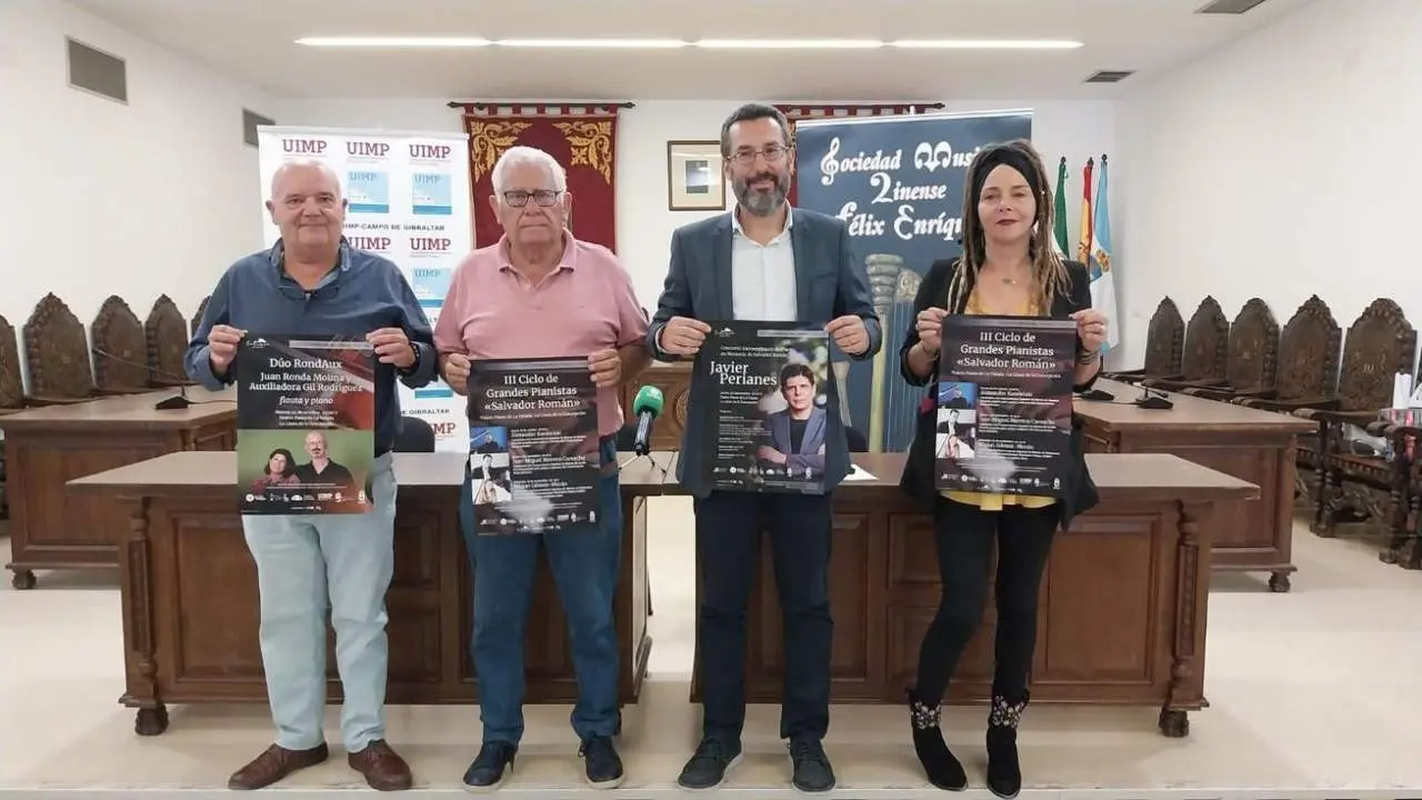 Presentaci&oacute;n de los conciertos de grandes pianistas en La L&iacute;nea. - AI