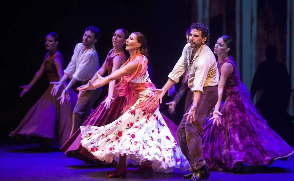 El Ballet Flamenco de Andaluc&iacute;a durante el espect&aacute;culo 25 aniversario. - EP