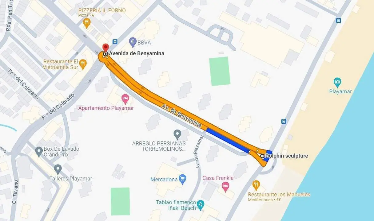 Calles afectadas por el rodaje. - Ayto. Torremolinos