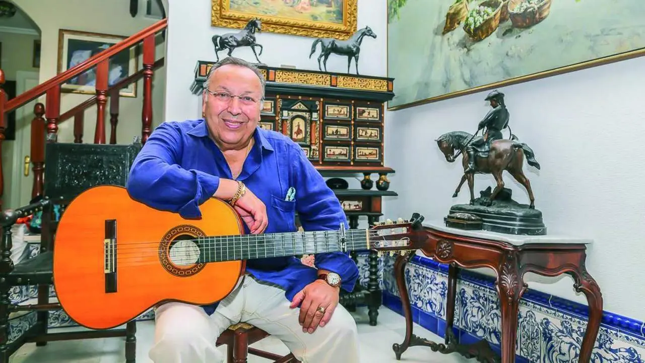 Paco Cepero, en una imagen de archivo en su domicilio - Cristo Garc&iacute;a