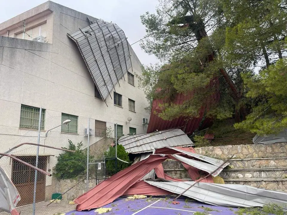 As&iacute; qued&oacute; el instituto este lunes.  - VIVA Ja&eacute;n