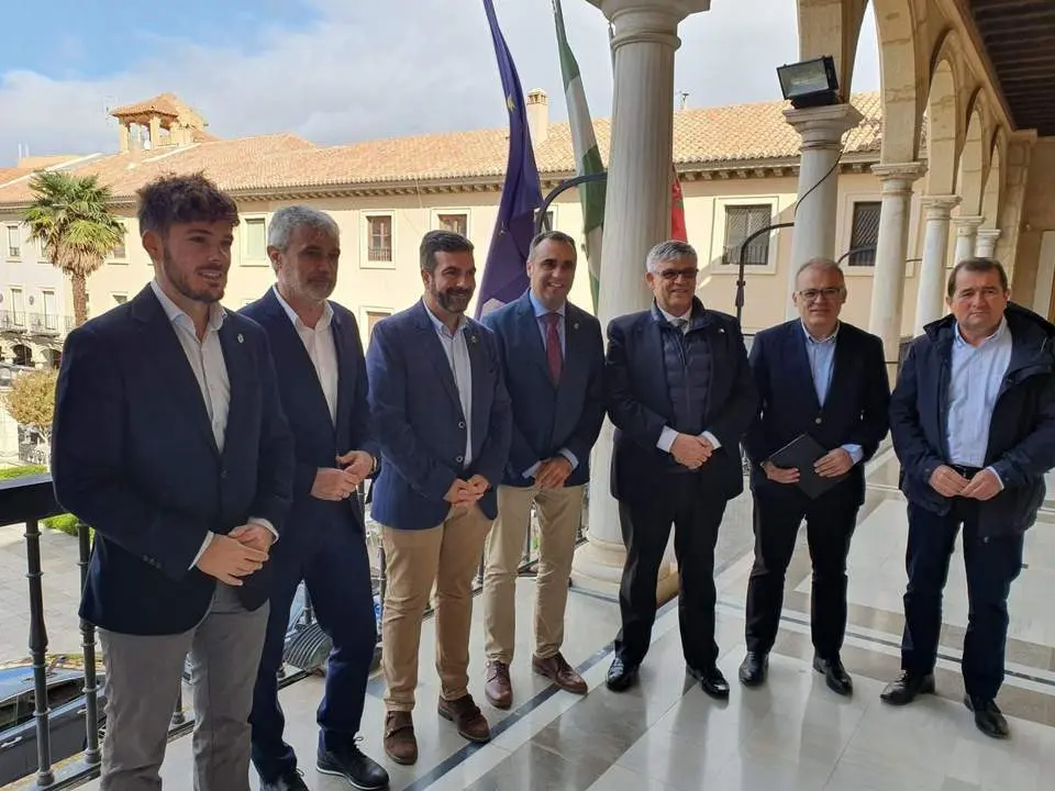 El presidente de la Diputaci&oacute;n de Granada en Guadix - Diputaci&oacute;n de Granada