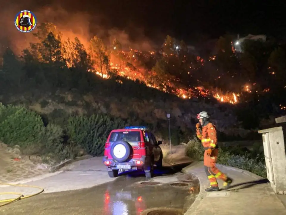 Incendio de Montitxelvo - 
