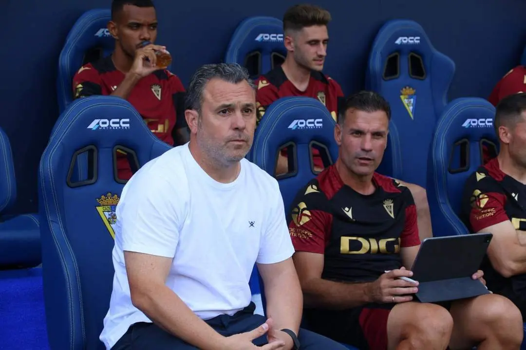 El entrenador del C&aacute;diz, Sergio Gonz&aacute;lez. - Trekant Media