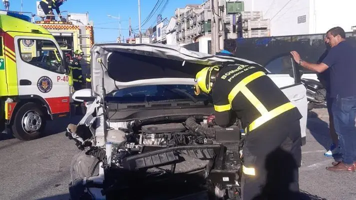 Imagen de archivo de uno de los accidentes que ha habido en el cruce. - CPBC