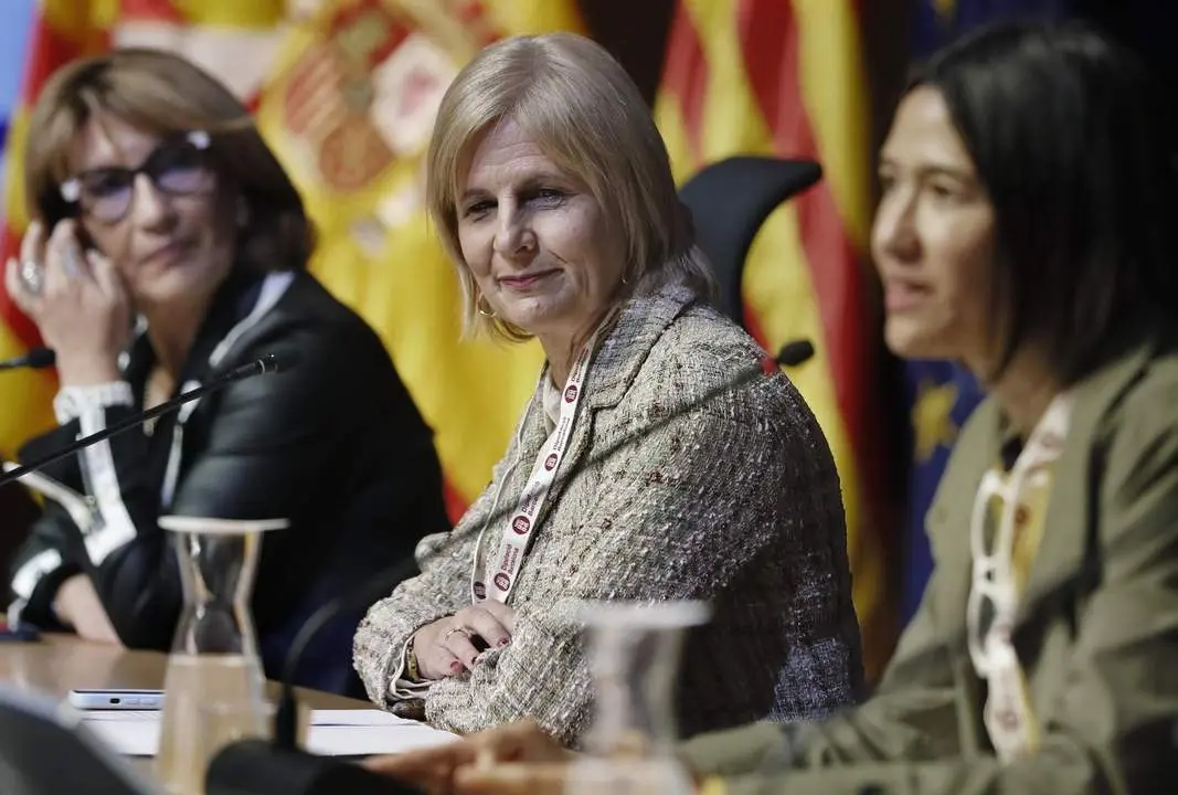 Mar&iacute;a Jos&eacute; Garc&iacute;a-Pelayo, este jueves en Barcelona.  - Efe
