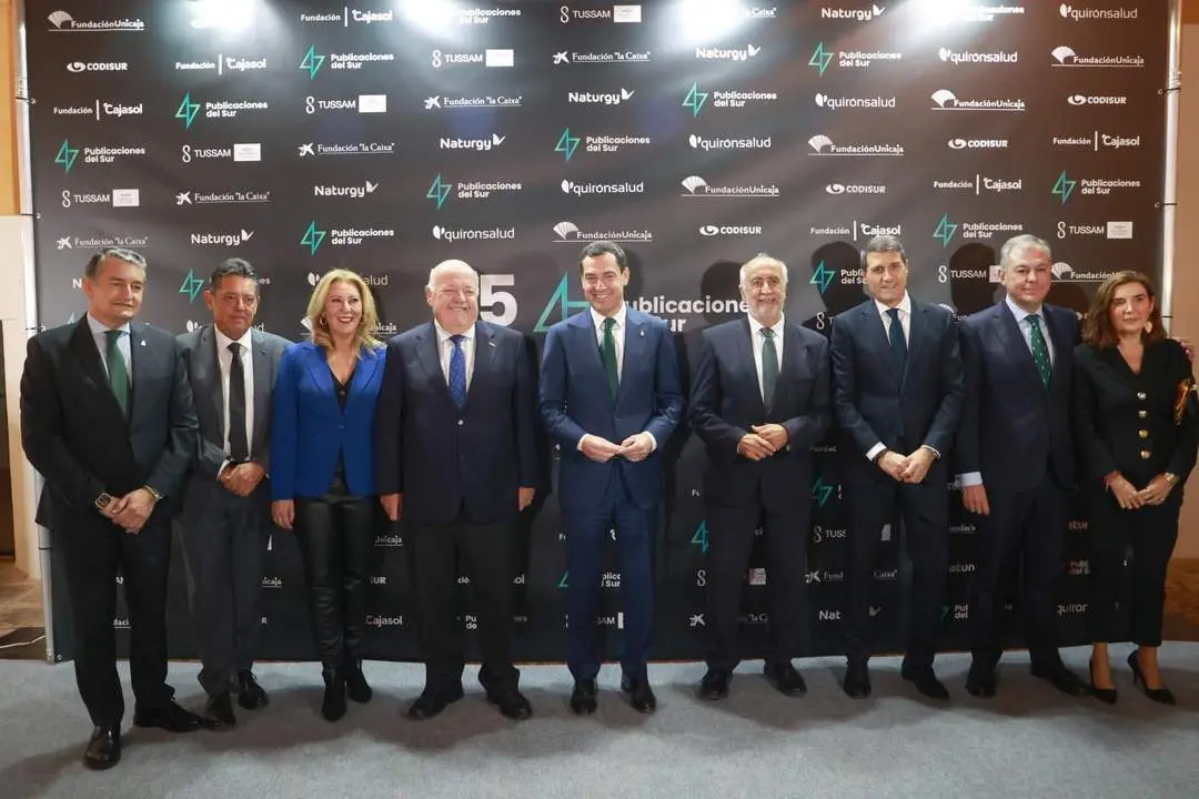 Imagen previa a la gala del 35&ordm; aniversario de Publicaciones del Sur - EP