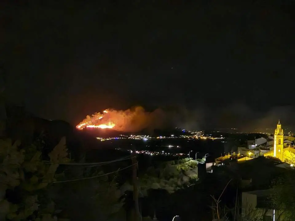incendio forestal de Alicante. - efe
