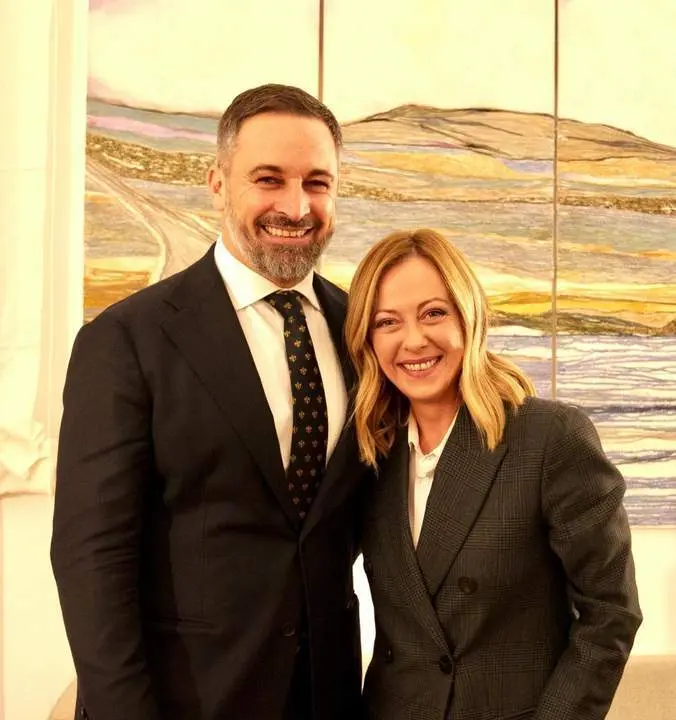 Abascal y Meloni. - X Meloni