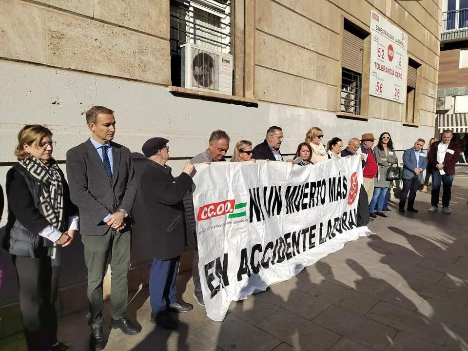Concentraci&oacute;n por la siniestralidad laboral. - CCOO