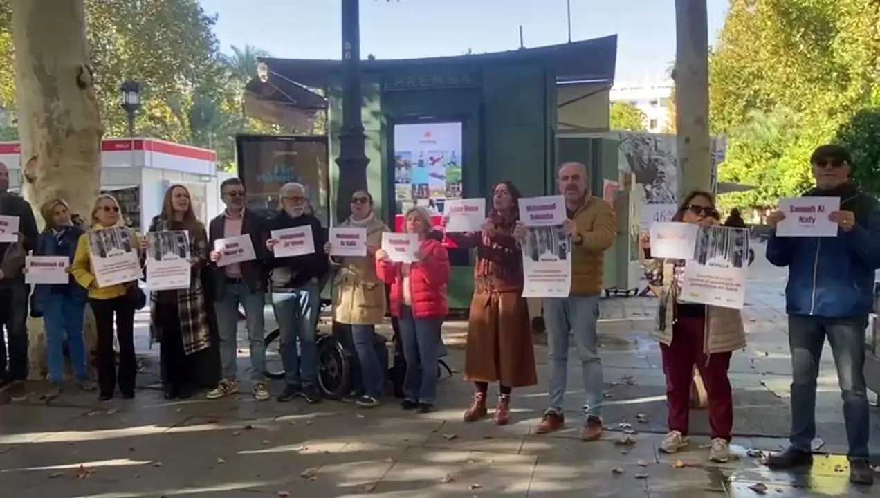 Sevilla se levanta contra la violencia contra los periodistas en Gaza
