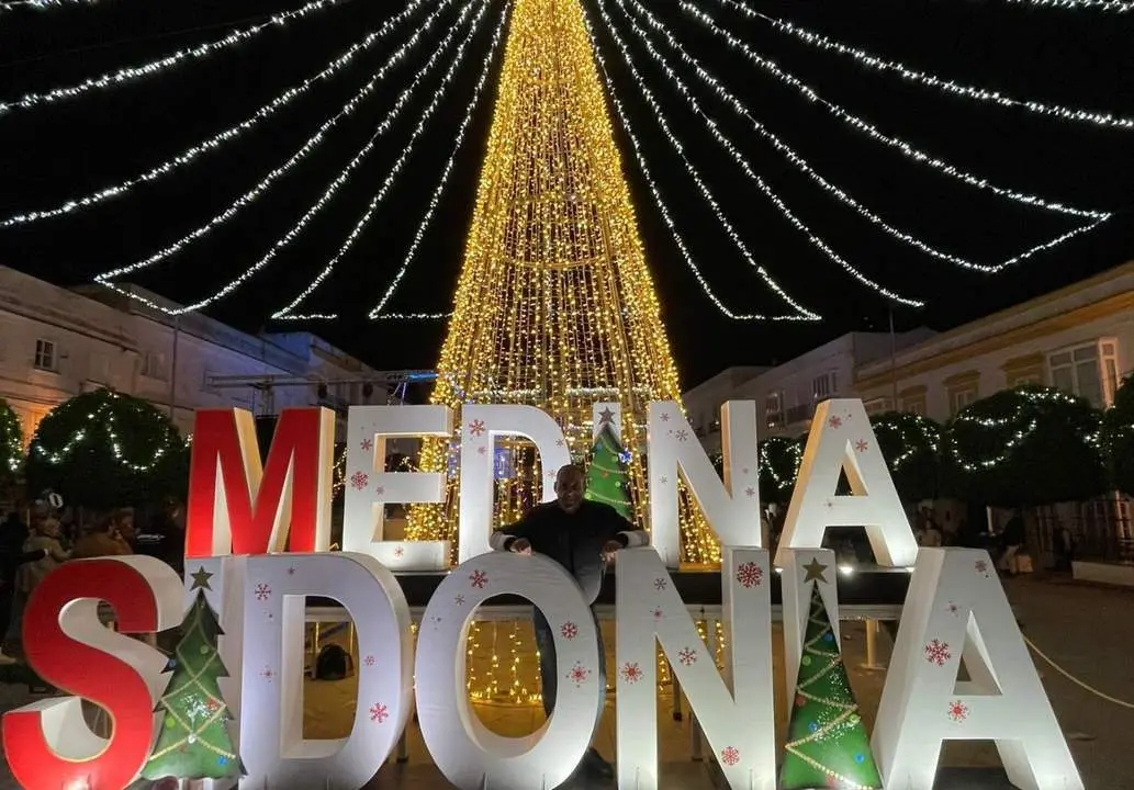 Jonathan Sesma, en Medina Sidonia. - Cedida