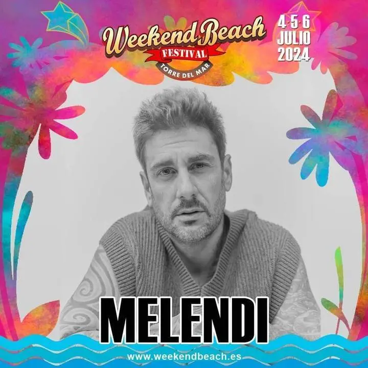 Melendi estar&aacute; en Torre del Mar. - Festival