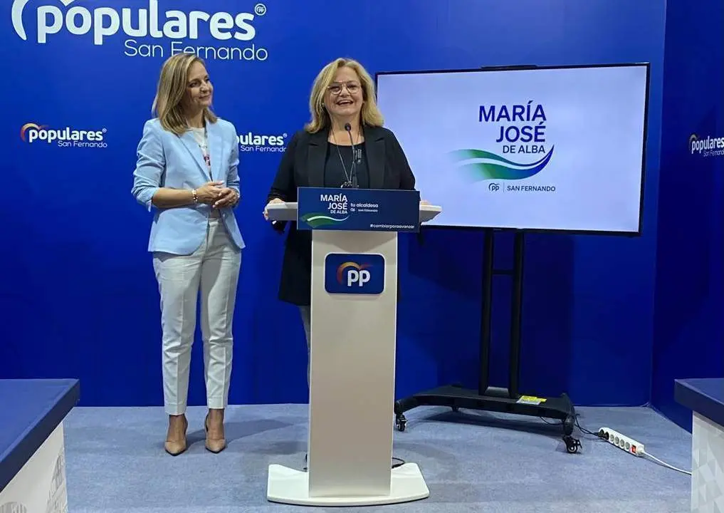 Mar&iacute;a Jos&eacute; de Alba en una rueda de prensa  - A.I.