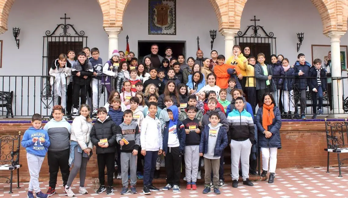 Los escolares de Bollullos Par del Condado en el Ayuntamiento - B.C.