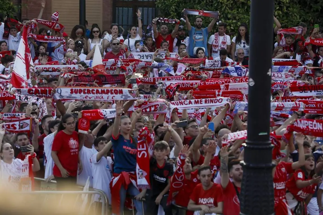 Sevillistas. - efe