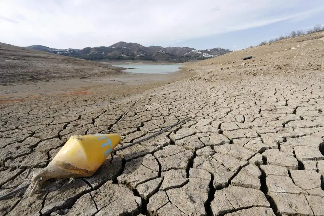 La Vi&ntilde;uela, el embalse m&aacute;s seco de M&aacute;laga. - &Aacute;lex Zea/EP/Archivo