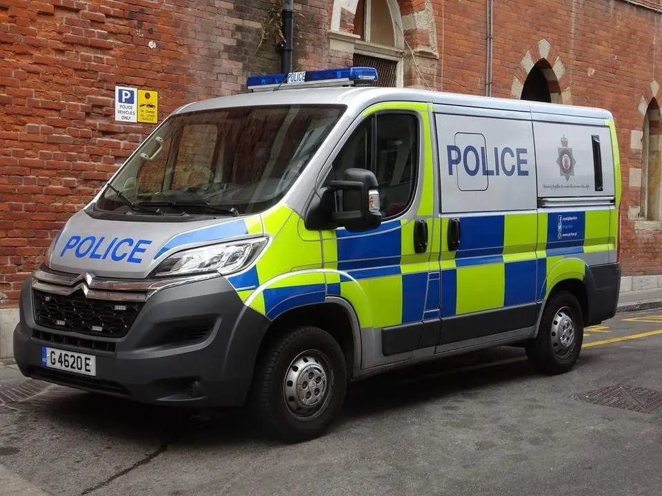 Veh&iacute;culo de la Royal Police de Gibraltar.  - AI