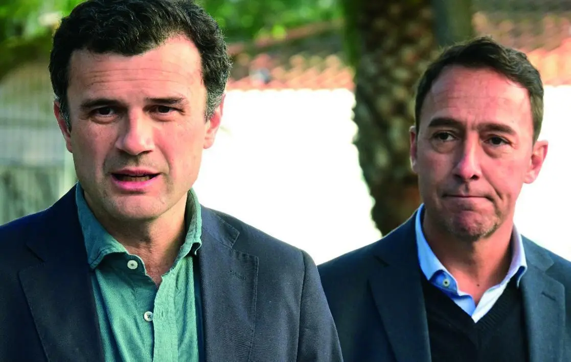 El candidato del PP a la Alcald&iacute;a, Bruno Garc&iacute;a, con Cossi. - VIVA