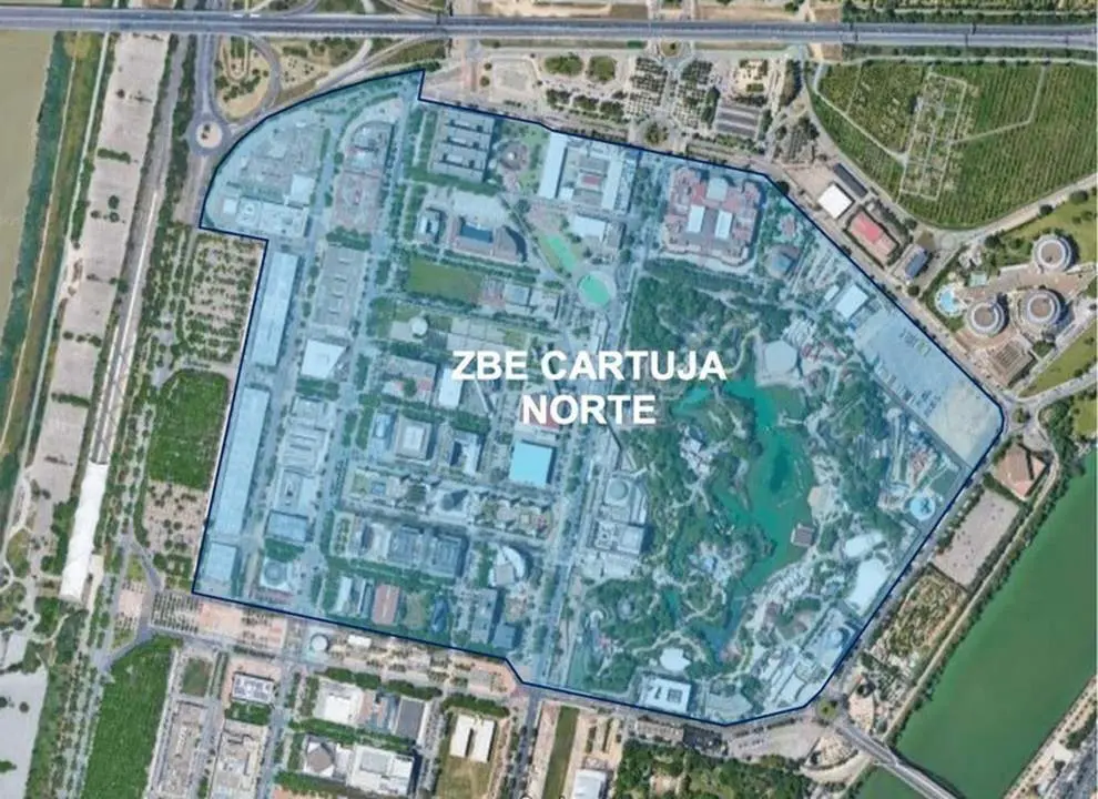 La zona Norte de la ZBE de Cartuja. - Ayto