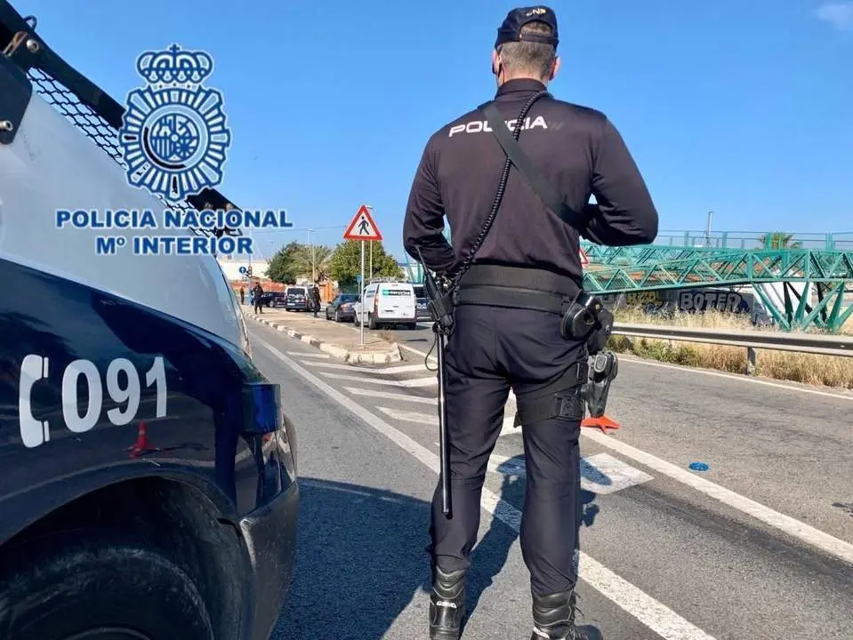 Agente de la Polic&iacute;a Nacional. - EP