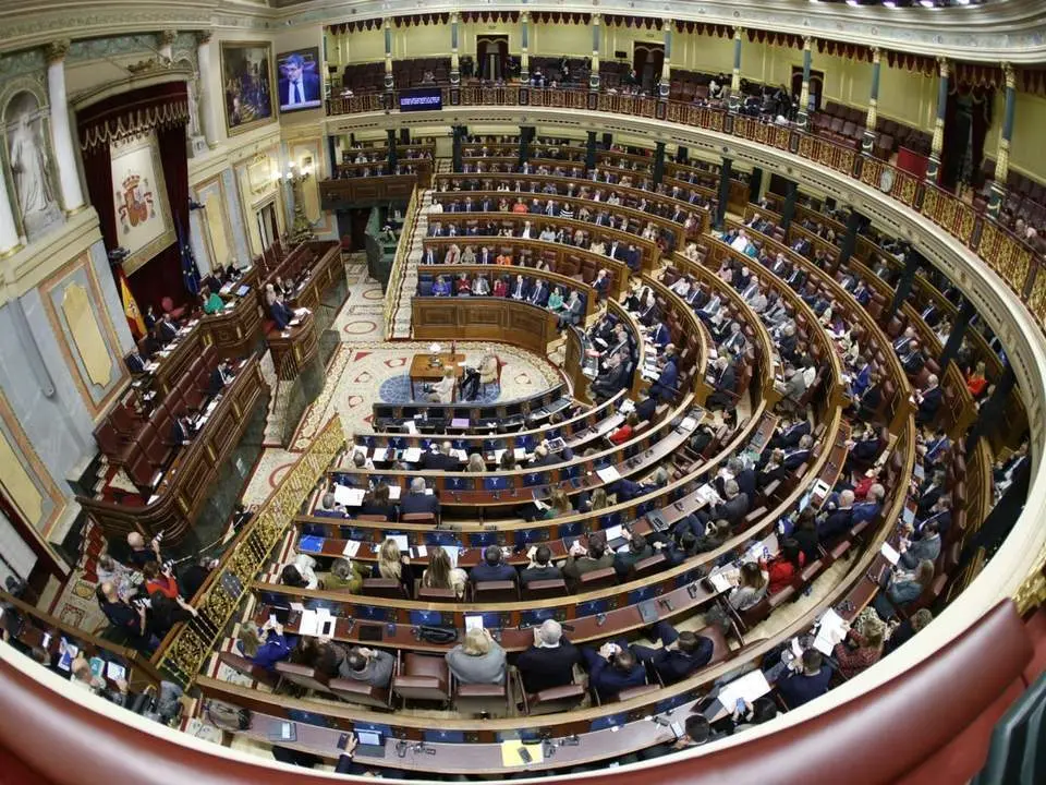 Vista general del hemiciclo. - Congreso