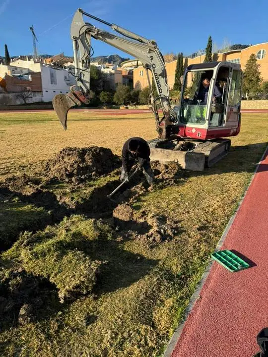 La pista &Aacute;ngel Cort&eacute;s se cierra una semana por obras. - AYUNTAMIENTO DE JA&Eacute;N