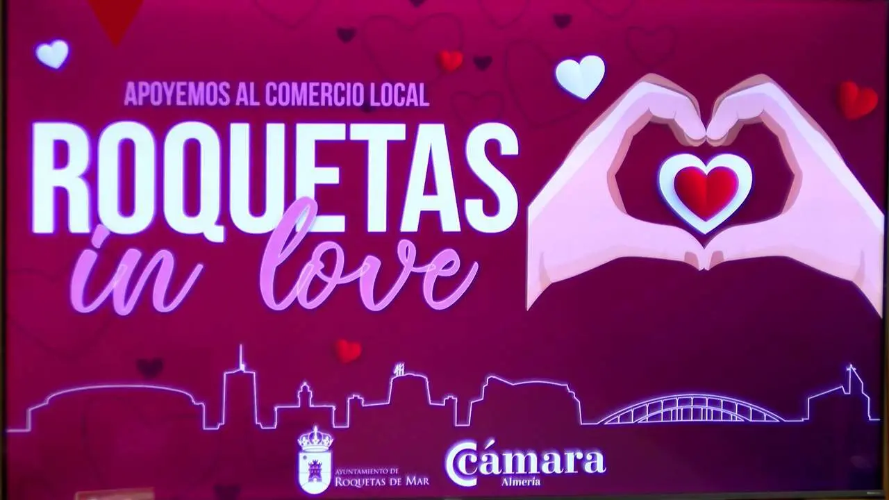 "Roquetas in love" pretende potenciar el comercio en Roquetas de Mar