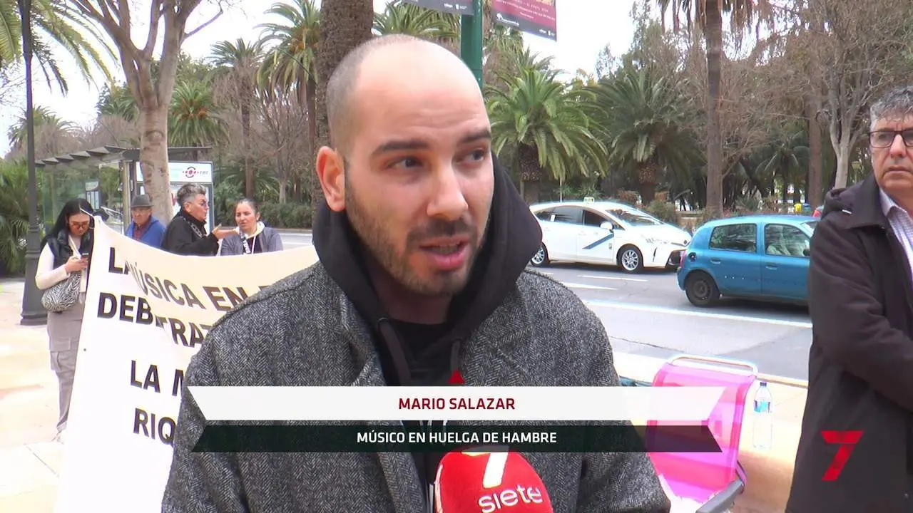 Cuarto d&iacute;a en huelga de hambre para defender la m&uacute;sica en directo en M&aacute;laga