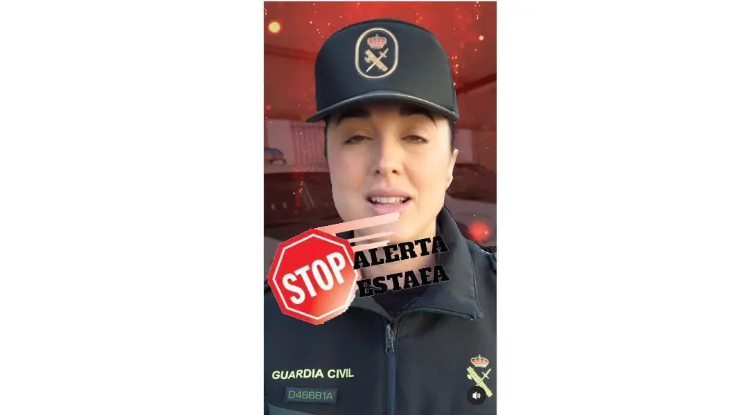 Un momento del v&iacute;deo de la Guardia Civil. - Guardia Civil / Instagram