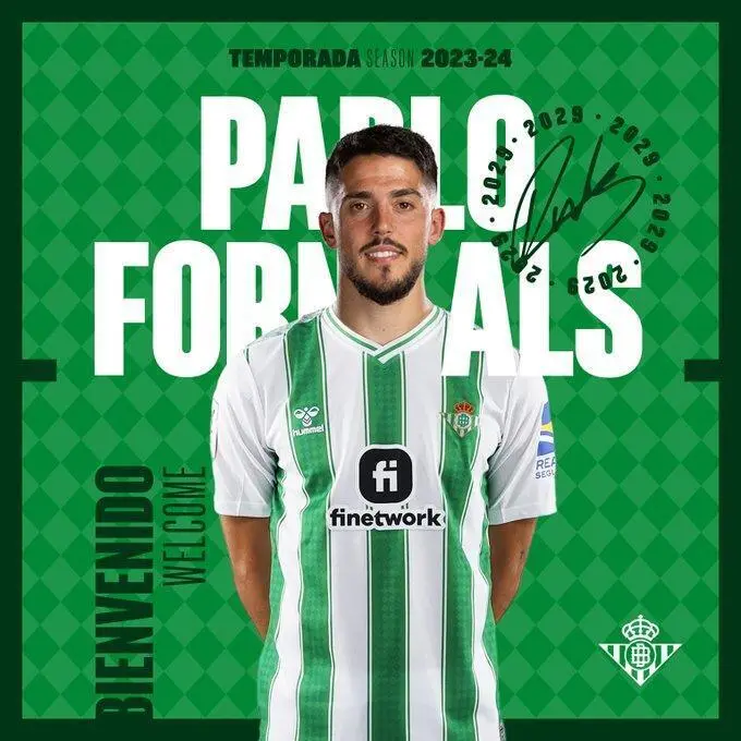 Pablo Fornals, oficialmente del Betis. - RBB