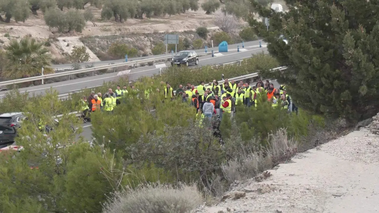 Las carreteras de la provincia de Ja&eacute;n regresan a la normalidad despu&eacute;s de las protestas