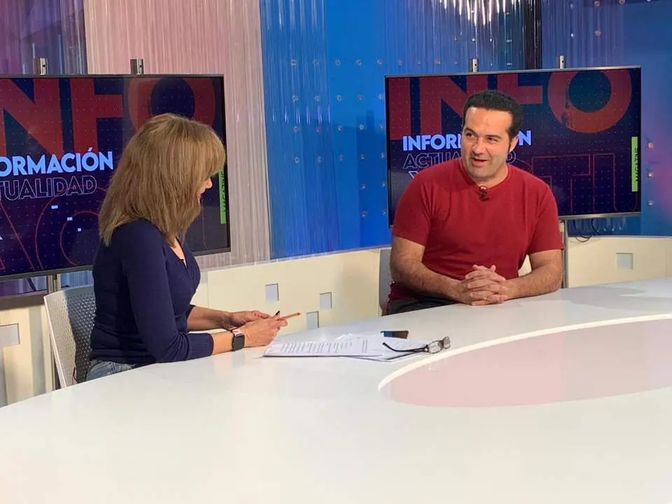 Alfonso S&aacute;nchez en la entrevista. - CT