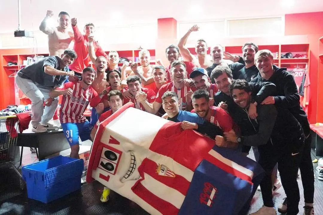 El Algeciras celebra el triunfo obtenido - ACF