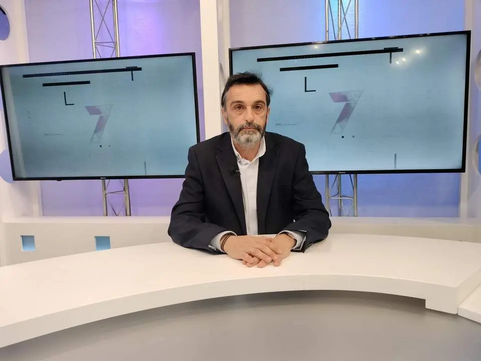 Mart&iacute;nez Garv&iacute;n en el plat&oacute; de 7TV Ja&eacute;n.  - VIVA Ja&eacute;n 