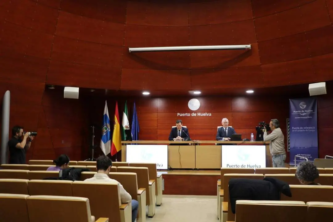 Rueda de prensa de balance de 2023 en el Puerto. - VH