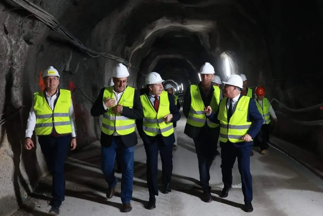 Visita a las obras del t&uacute;nel del Huesna.  - DIPUTACI&Oacute;N DE SEVILLA