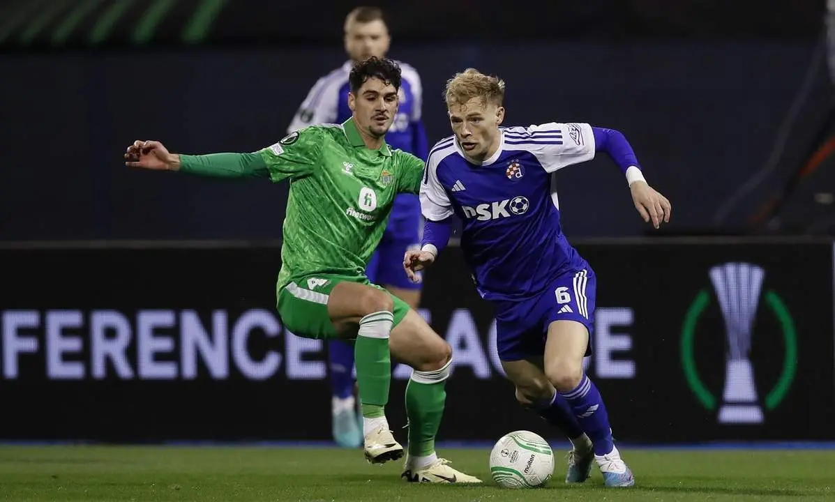 Imagen del Dinamo de Zagreb - Betis. - efe