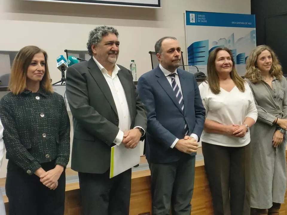 Julio Garc&iacute;a Comesa&ntilde;a, en un acto en Vigo. - Europa Press