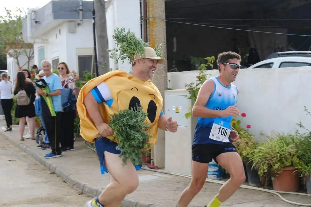 Running Garbanzos de Naveros. - 