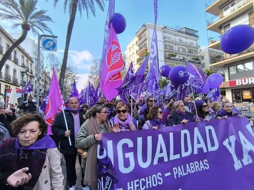 Movilizaci&oacute;n por el 8M en Sevilla. - UGT Andaluc&iacute;a