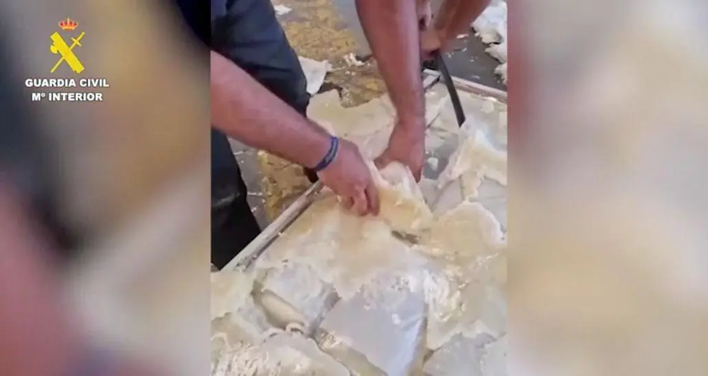 Coca&iacute;na intervenida en Algeciras. - AI